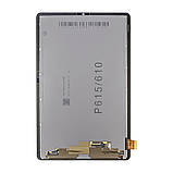Дисплей для Samsung P610 Tab S6 Lite з чорним тачскрином, фото 3