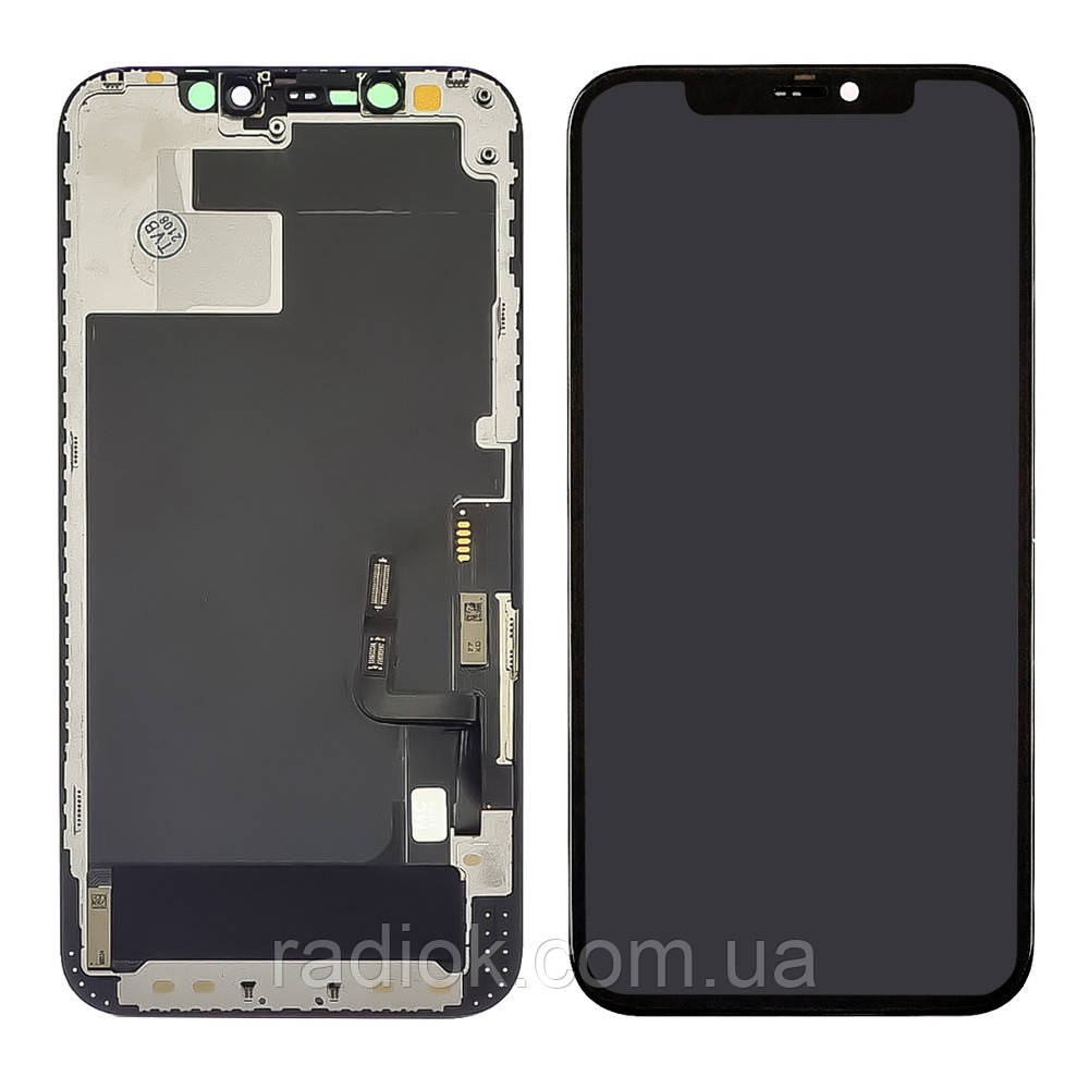 Дисплей для Apple iPhone 12/12 Pro з чорним тачскрином ZY-IN CELL