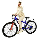 Електровелосипед PROGRESSER Glide P29, синій, колеса 29", 24-швидкісний, моторколесо 250W, акумулятор 36V 6Ah, фото 2