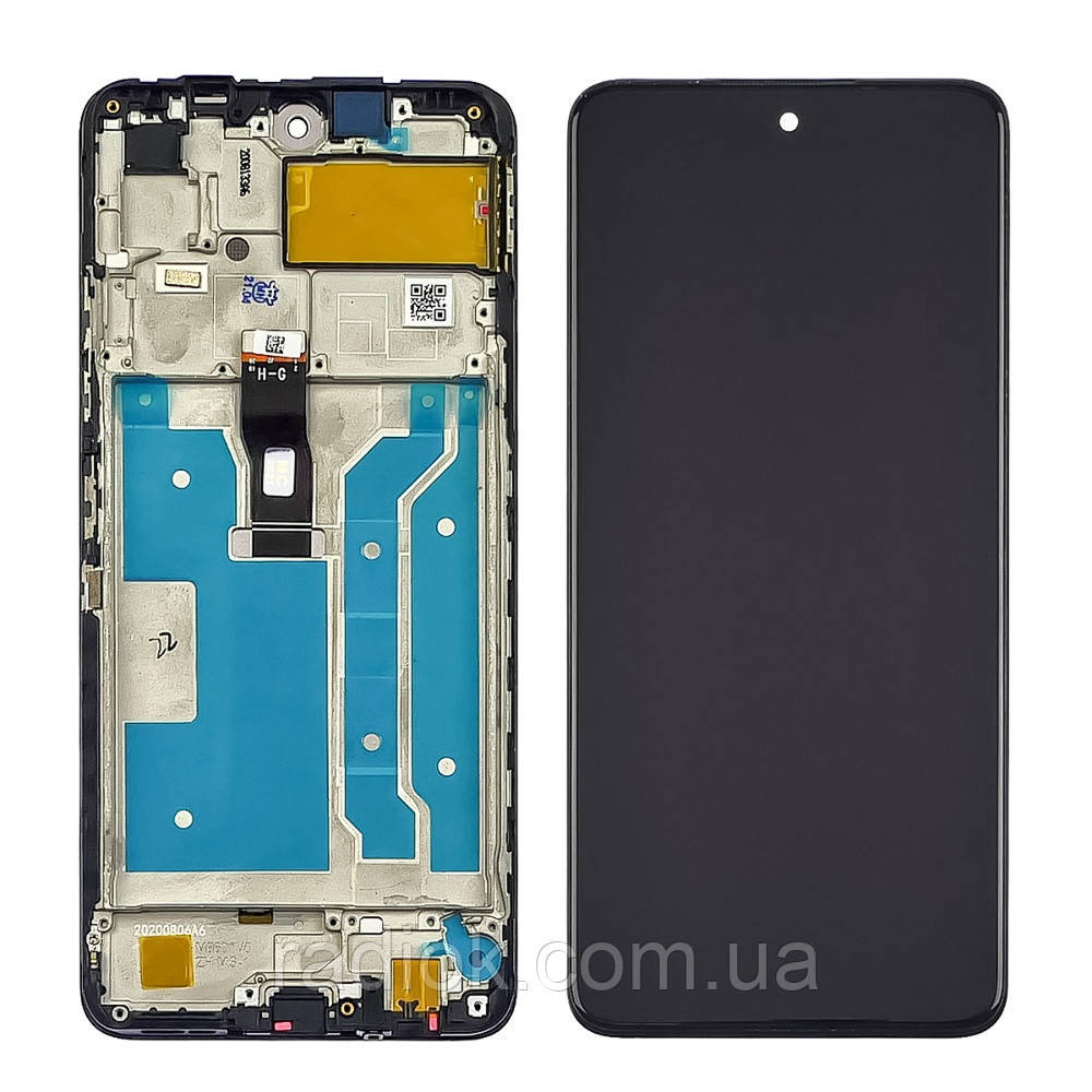 Дисплей для Huawei P Smart (2021) з чорним тачскрином і корпусною рамкою