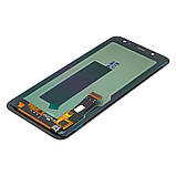 Дисплей для Samsung J600 Galaxy J6 (2018) з чорним тачскрином OLED, фото 4