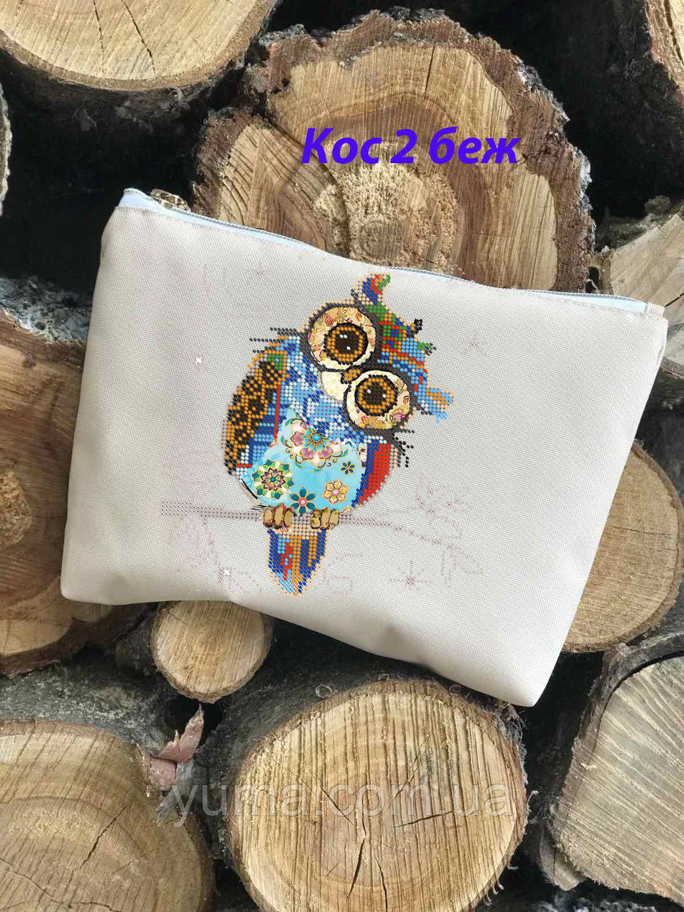 Косметичка під вишивку бісером