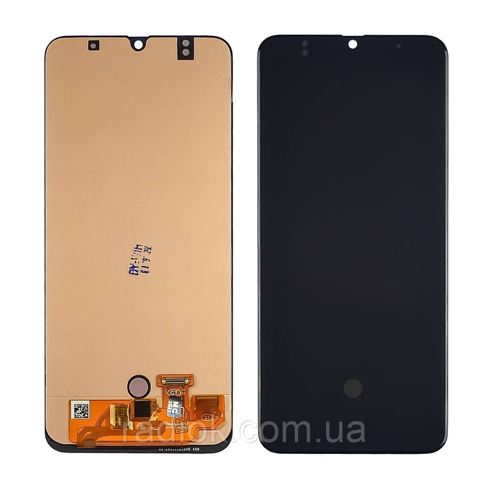 Дисплей для Samsung A505 Galaxy A50 (2019) з чорним тачскрином OLED