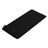 Дисплей для Samsung A515 Galaxy A51 (2020) з чорним тачскрином (з широким обідком) OLED, фото 3