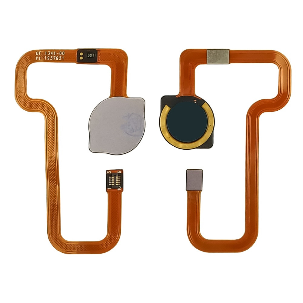 Шлейф для Xiaomi Redmi Note 8t з чорним сканером відбитка пальця, фото 1