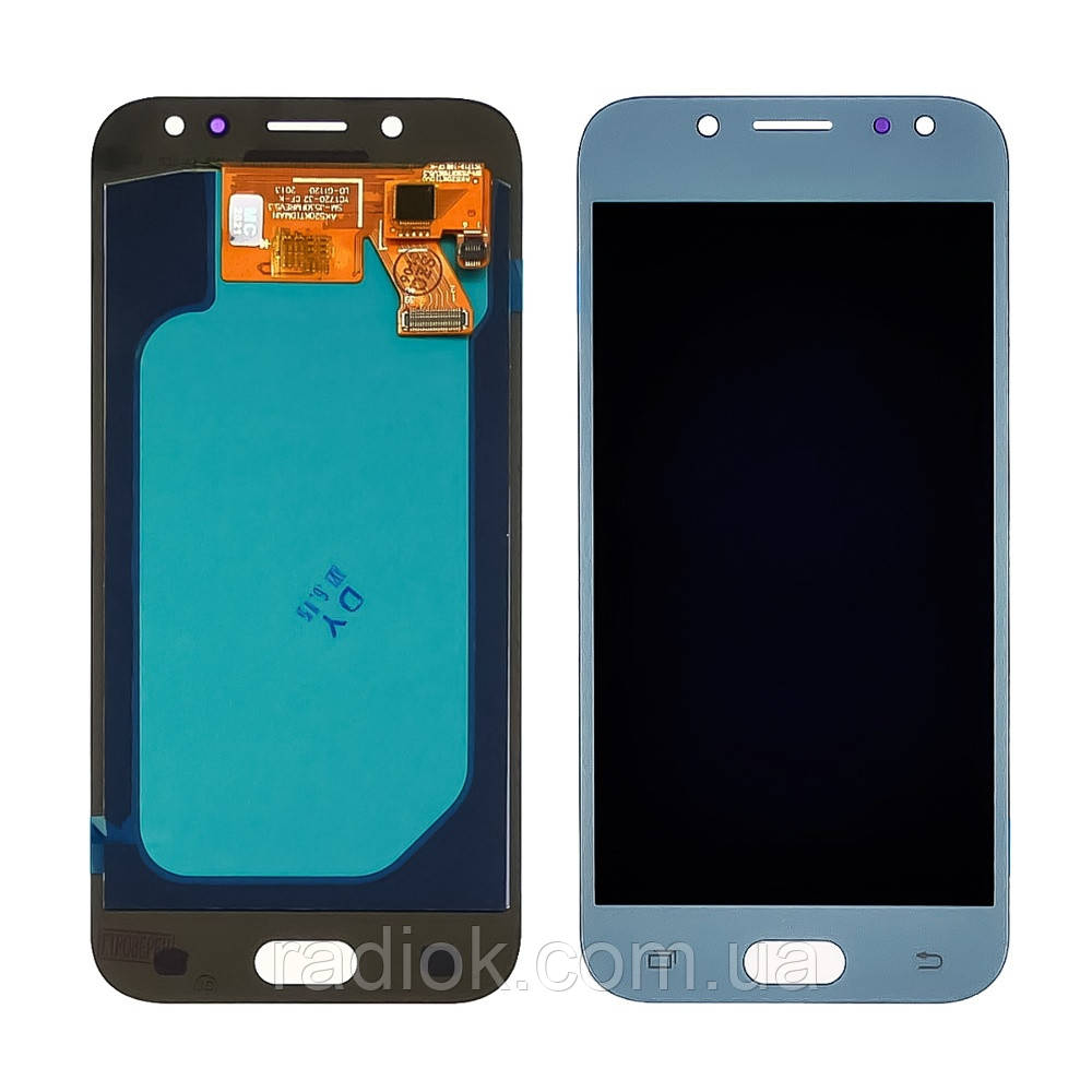 Дисплей для Samsung J530 Galaxy J5 (2017) з блакитним тачскрином OLED