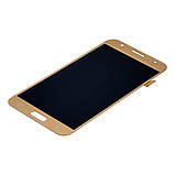 Дисплей для Samsung J500 Galaxy J5 із золотистим тачскрином OLED, фото 3