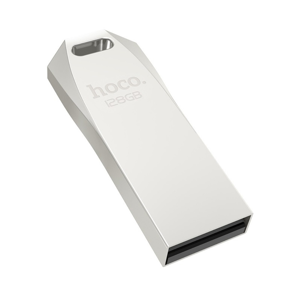 USB накопичувач Hoco UD4 128 GB USB2.0 сріблястий, фото 1