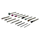 Бормашина в кейсі Slite P-500-2 Mini (набір насадок для гравіювання, шліфування, полірування, рев., фото 3