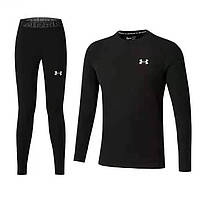 Термобелье мужское Under Armour (комплект) 1329107 Black 3XL