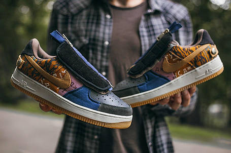 Nike Air Force x Travis Scott "Cactus Jack" / Найк Аїр форс тревіс сктотт кактус джек, фото 1