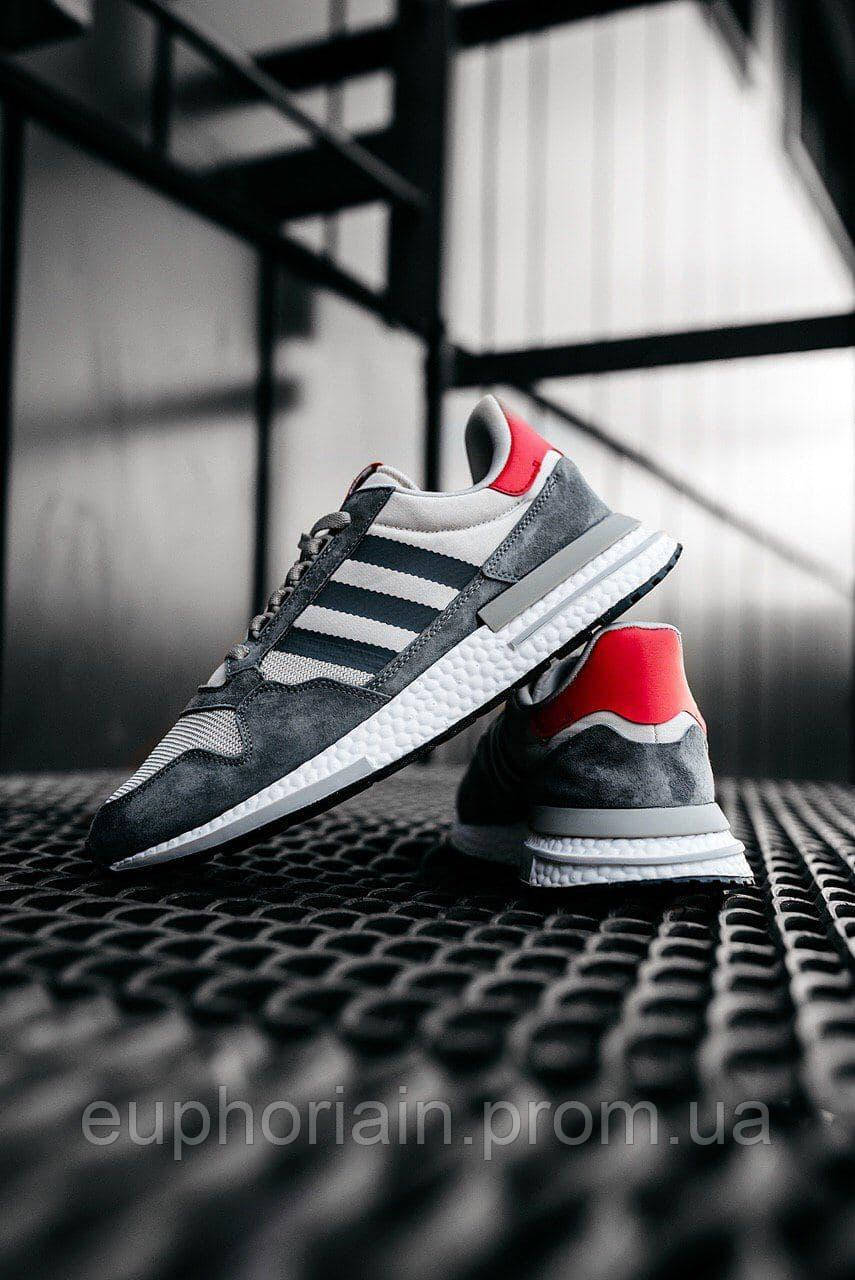 Кроссовки, кеды отличное качество Adidas ZX 500 RM Grey Four Размер 45 - фото 4 - id-p1696041980