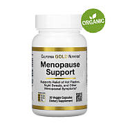 California Gold Nutrition, Menopause Support, 30 капсул. Для женского здоровья