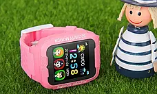 Smart Watch K3 Рожевий ⁇ Розумний дитячий годинник з GPS-трекером, фото 5