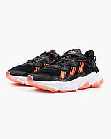 Кроссовки, кеды отличное качество Adidas Ozweego Adiprene Pride Black White Pink Размер 36