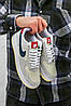 Nike Air Force x Undefended Gray Blue / Найк Аїр Форс Андефендент Сірі з Синім, фото 9