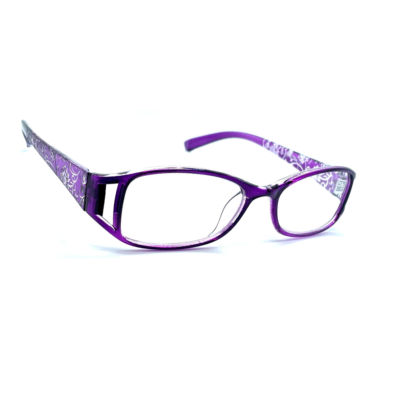 Жіночі дешеві окуляри з білою лінзою 953