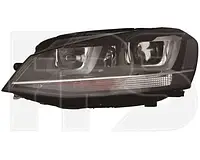 Фара передняя правая VW Golf VII 13- (Depo) Ксенон+LED