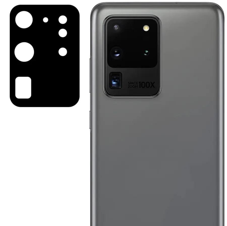 Захисне скло на камеру 3D для Samsung S20 Ultra Black
