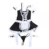 Ігровий еротичний костюм покоївки, фото 4