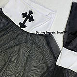 Спокусливий прозорий ігровий костюм "монашки", фото 5