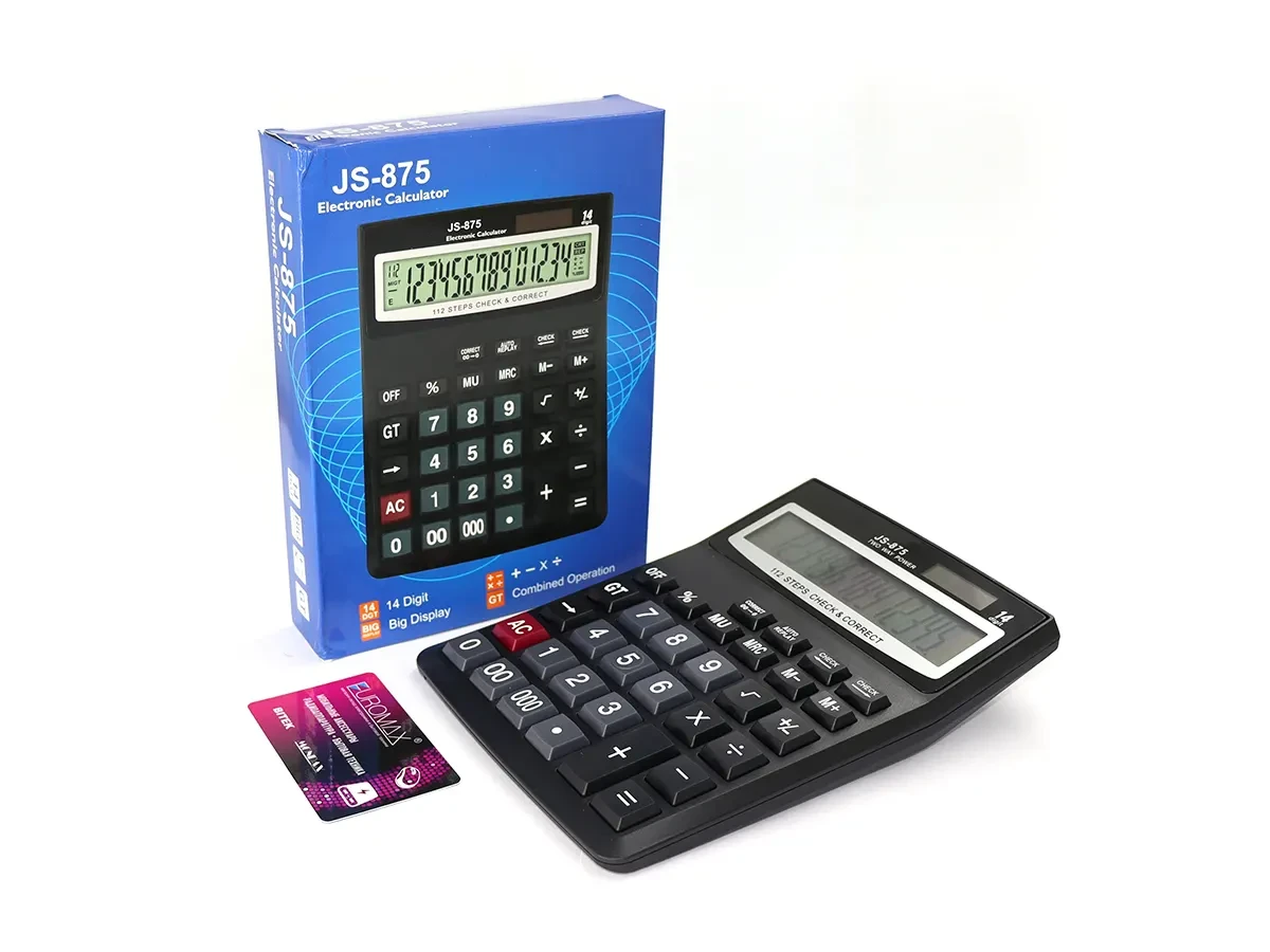 Калькулятор 1xAAA CAL-875 60шт 7480, фото 1