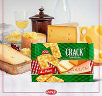 Крекер-печиво Crack сирні 160 грм
