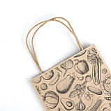 Пакет подарунковий 150*90*240 маленька паперова Дитяча сумка розмальовка Крафт пакет для солодощів, фото 9