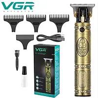 Триммер для бороды VGR V-085, Бритва триммер для волос аккумуляторный
