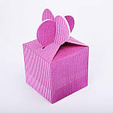 Упаковка для чашок із картону Гліттер (рожева смужка), фото 3