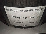 Б/В 275/45 R20 110V зимова шина Dunlop SP Winter Sport 3D., фото 2