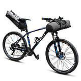 Водонепроникна сумка на кермо велосипеда. Сумка на раму велосипед NewBoler. Аксесуари сумки для велосипеда, фото 8