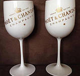 Фірмові келихи для шампанського Moët & Chandon. фужери Миє Шандон. Білий moet, фото 3