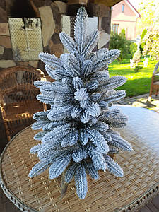 Ялинка офісна Преміум 60см лита засніжена  // Ялиночка на стіл лита