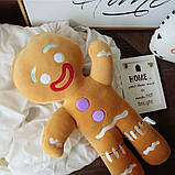 М`яка іграшка Імбирне печиво RESTEQ. М`яка іграшка Монго 45 см. Плюшевий Mongo із мультфільму Шрек, фото 2