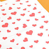 Пакети подарункові Серця 150*90*240 Паперові пакети на День святого Валентина, фото 2