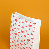 Пакети подарункові Серця 150*90*240 Паперові пакети на День святого Валентина, фото 5