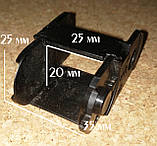 Б/В Гнучкий кабель-канал 20х25 мм, кабелеукладач, зовнішній розмір 25х35 мм (кабельний ланцюг), фото 2