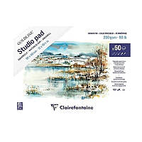 Склейка для акварелі Goldline Watercolour Studio Pad 30x40 см, щільність 200 gsm, 50 аркушів