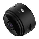 Wi-Fi камери з детектором руху. Міні-камера 1080P Full HD. Міні камера з нічною зйомкою та датчиком руху, 150°, фото 2