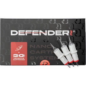 Картриджі для татуажу DEFENDERR CARTRIDGE SYSTEM 25/01RLMT-T, 20 шт, фото 3