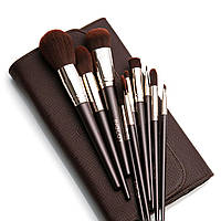 Набор кистей Inglot (10 ед.) BRUSH SET IN CASE(10 PCS) CHOCOLATE