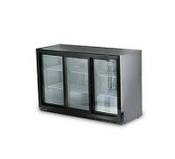 Барный холодильный шкаф на 300 л, стеклянная раздвижная дверь hkn-db335s