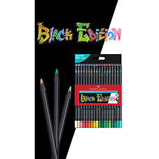 Олівці кольорові у чорному дереві Black Edition