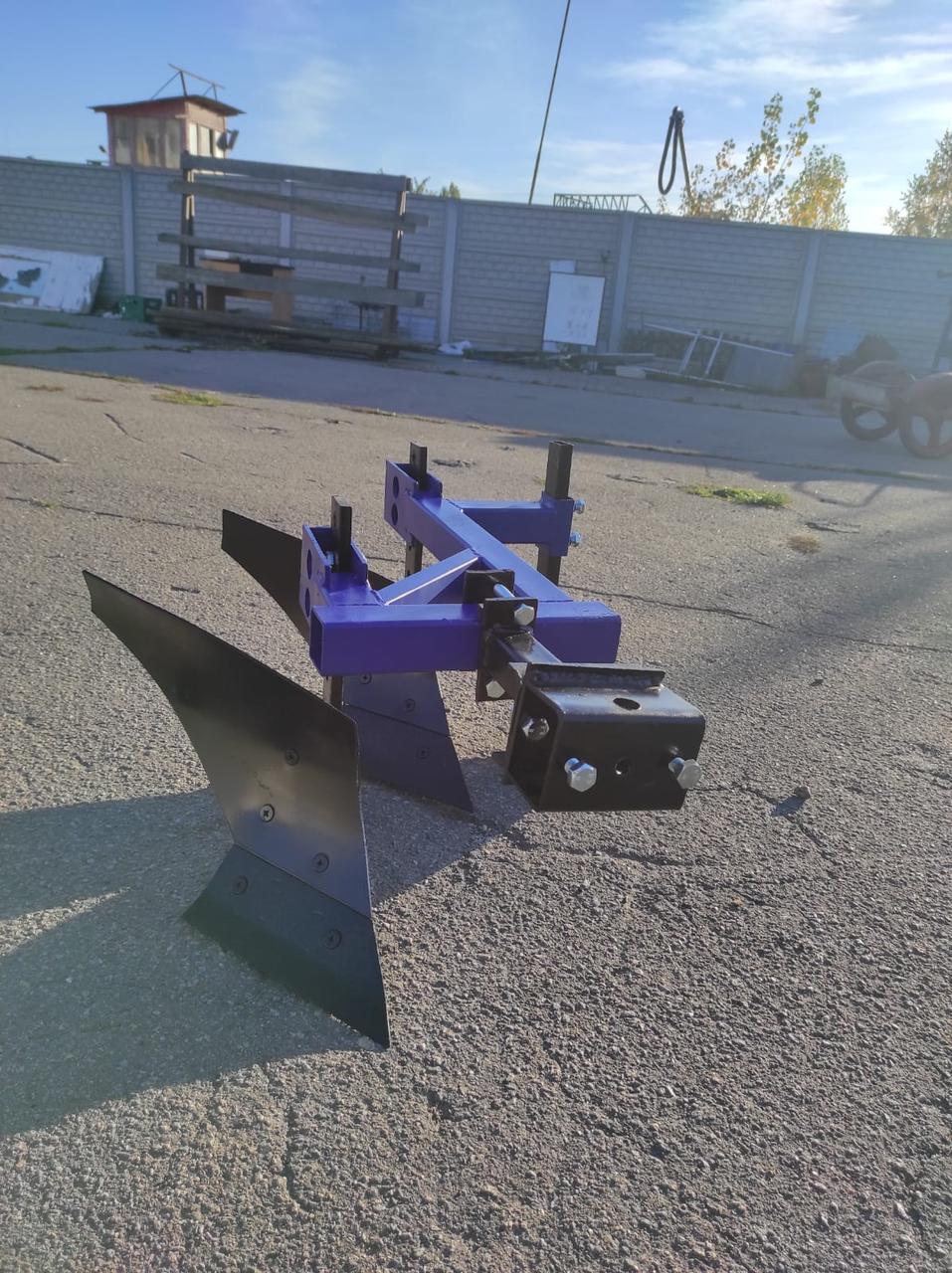 Плуг 2-20 двокорпусний посилений (мотоблоковий), фото 1