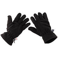 Перчатки флисовые, черные, утеплитель 3M Thinsulate