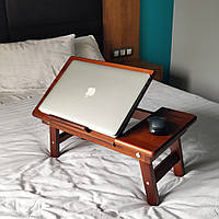 Столик  для ноутбука з натурального дерева