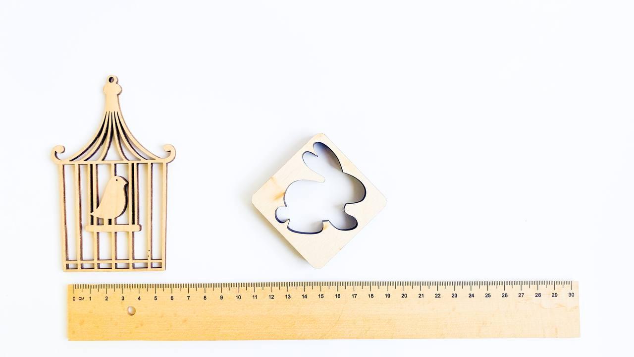 Шаблон для валяння "Кролик" 5,5*5,5см, фото 1