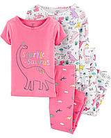Хлопковая пижама Carter s для девочек (2 штуки) 5 T
