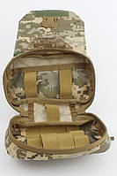 Аптечка армейская быстрого доступа с съемной панелью пиксель сумка военная для ВСУ